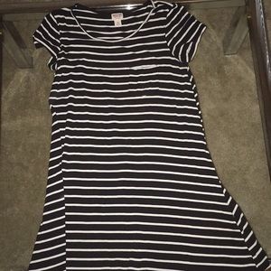 Striped T-Shirt Dress